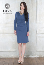 Платье для кормящих и беременных Diva Nursingwear Lucia, цвет Notte