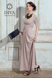 Платье для кормящих и беременных Diva Nursingwear Stella Maxi, Grano