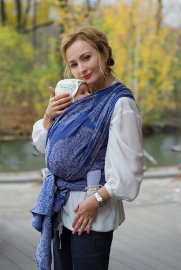 Слинг-шарф Diva Essenza, Azzurro - слинг для новорожденного