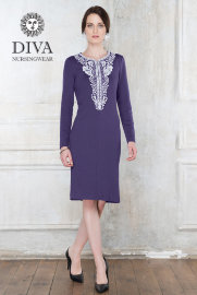Платье для кормящих Diva Nursingwear Carmela, цвет Mora