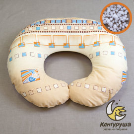 Подушка для кормления  Кенгуруша, наволочка "Каникулы-Египет" в подарок