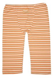 Детские штаны Полоска оранжево-серая со вставкой под подгузник Оранжевая мама